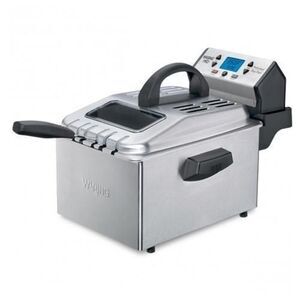 Waring Pro DF280 Professional 3 Basket Deep Fryer 1800W Digital Timer Stainless
